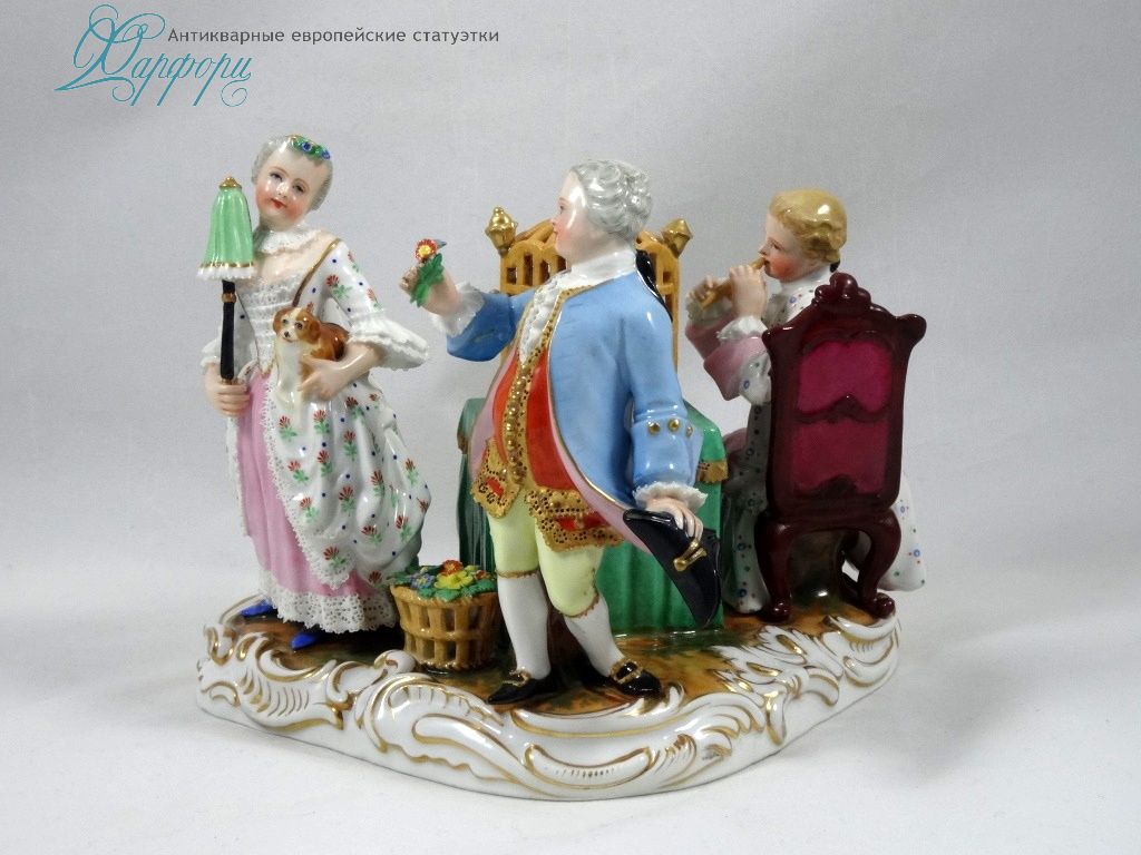 Фарфоровая статуэтка Германия Royal Vienna 1886